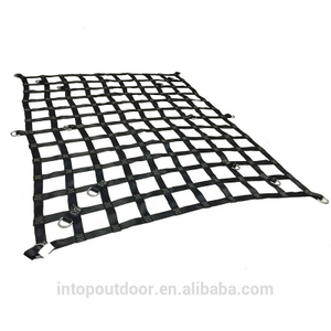 Intop Durable Polyeste Black Safety Web Customized Cargo Net for Sale 